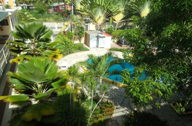 Hotel Mango Boca Chica jardin tropical